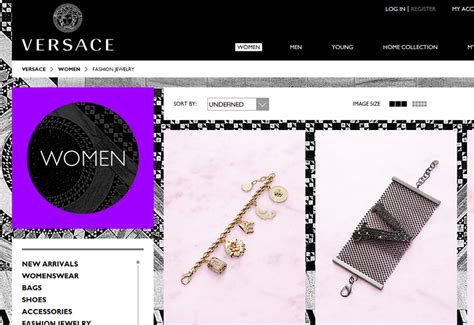 versace website review